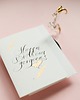 kartki scrapbooking Kartka artystyczna kaligrafowana ręcznie atramentem Happy Birthday gorgeous 1