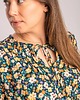 sukienki midi damskie Flowers Granat sukienka midi 2
