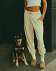 spodnie materiałowe damskie Spodnie balonowe COMFY FIT Butter Cream 5