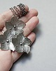 srebrne naszyjniki Flower -naszyjnik 4