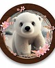 puzzle dla dzieci Puzzle drewniane Biały Miś 40 elementów XL 2