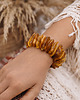 bransoletki z kamieni naturalnych Surowa bransoleta z bursztynu bałtyckiego - naturalny bursztyn 2