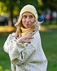 czapki damskie Czapka beanie bawełniana logo kolorowe "Banan" 2