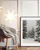 fotografia TRZY PLAKATY  zimowe świąteczne Boże Narodzenie szare 1