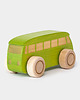 klocki i zabawki drewniane Autko Bus  zielony + personalizacja 1