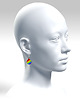 kolczyki z żywicy Kolczyki tęczowe pride z żywicy 001 2