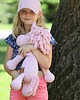 misie i maskotki Bladoróżowy handmade jednorożec w rozmiarze XL 1