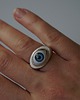 pierścionki srebrne Pierścień srebrny OCULA sygnet blue 7