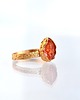pierścionki złote Pierścionek z Pomarańczowym Karneolem 4