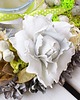 świeczniki i świece Drobny współczesny świecznik biały 61% naturalny 1