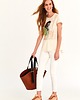 t-shirt damskie Bluzka z lnu 1