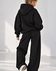 bluza z kapturem damska Bluza Hoodie Zip - Black 3