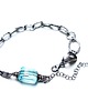 bransoletki wire wrapping Sztabka /blue sky /- bransoletka 4
