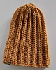 czapki damskie Mandarynkowa Czapka wełniana 2