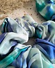gumki do włosów Scrunchie Jedwabna Lazur 1