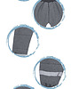 spodnie dla dziewczynki Całoroczne, wodoodporne spodnie/softshell/nogawka - podwinięce/kwiatuszek 7