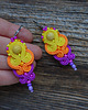 kolczyki soutache Letnie i kolorowe kolczyki sutasz 4