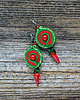 kolczyki soutache Papryczki - letnie kolczyki soutache 1