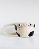 kubki Ceramiczny kubek w krowie łaty 2