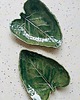 patery i talerze Liść łopianu #1 - ceramiczny talerzyk/patera 1