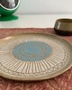patery i talerze Talerz zdobiony metodą sgraffito, biało-błękitny 1