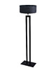 lampy podłogowe Czarna nowoczesna lampa podłogowa do czytania w salonie KALIFORNIA BOHO 5