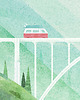 plakaty Big Sur - vintage plakat 50x70 cm 1