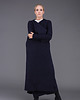 płaszcze damskie Navy flow coat 3