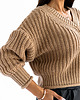 swetry damskie  Sweter BLANC w camelowym kolorze 1