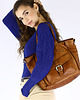 torby na ramię Torebka vintage skórzana shopperka włoska - MARCO MAZZINI brąz camel 2