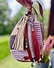 torebki różne Patchworkowy Zestaw BEBOKI: Nerka + Frędzel + Kosmetyczka 7