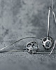 kolczyki wire wrapping Srebrne kolczyki Silver Planet 6