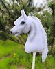 zabawki - inne Hobby horse A3 siwy biały koń na kiju 6