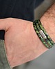 biżuteria męska Bransoletka SKÓRZANA MAGNETOOS TRIPLE MILITARY 1