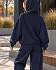 bluza z kapturem damska Bluza Hoodie  -  Navy Blue 2