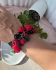 bransoletki - inne Bransoletka maliny, czarna porzeczka, handmade 1
