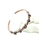 bransoletki wire wrapping Miedziana bransoleta cuff z turmalinem i onyksem 2