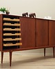 komody i szafki Highboard tekowy, duński design, lata 70, produkcja: Omann Jun 3