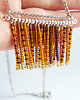 naszyjniki - inne Naszyjnik - Koraliki - boho, pomarańczowy 2