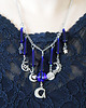 naszyjniki - inne Naszyjnik - Magia księżyca - łańcuszek, granatowy 4