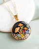 wisiory Naszyjnik z leśną kompozycją 1