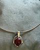 wisiory Zawieszka Srebrna z  Karneolem - Wisiorek Kamień Naturalny VINTAGE 1
