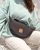 saszetka nerka Torebka crossbody z Czekoladowego Nubuku 3