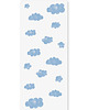 obrazy i plakaty do pokoju dziecięcego Tapeta dla dzieci Chmurki (Clouds in Blue) 1