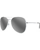 okulary damskie Małe srebrne pilotki Silver Smoke Mile Highs 1