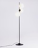 lampy podłogowe Designerska lampa podłogowa BOBLER 3 klosze szklane mleczne 3