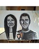 Ślub - inne Portret pary na zamówienie, malowany ze zdjęć kupującego - 60x90 cm 1