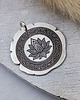 srebrne naszyjniki Ornament V - moneta na szczęście XL 2