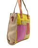 torby na ramię Torebka damska shopper, pojemna, skórzana ze skrawków kolorowa OLIVKA 1