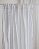 zasłony Zasłona z Miękkiego Lnu Stonewashed - White 2